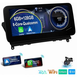 Autoradio 8 c&oelig;urs Android 14 pour Mercedes Benz Classe C W204 S204 NTG 4.0 6+128G+CAM
