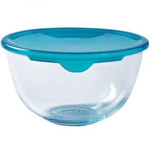 Pyrex - bol de pr&eacute;paration + couvercle en plastique 16 cm transparent 3426470023320