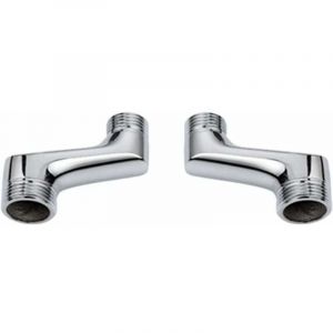 UlisemRaccord Contre Coud&eacute; Douche,Raccord Laiton Coud&eacute; R&eacute;Ducteur,Bras Pivotant R&eacute;Glable,Raccord Mural Contre Coud&eacute;,Raccord Excentr&eacute; 1/2 3/4,Chrome A
