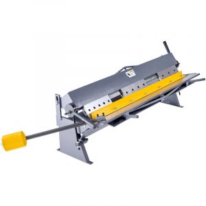 Mophorn Plieuse Tôle 127 cm, Frein à Tôle, Épaisseur de Pliage Acier Faible Teneur Carbone 1,5 mm, Angle Réglable 0-135°, 16 Segments, Pliage Précis