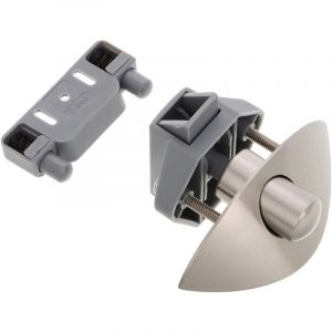 Loquet à Bouton-Poussoir pour Armoire de Bateau Loquet à Tirette pour Camping-Car Loquets à Bouton-Poussoir sans clé pour armoires Construction en