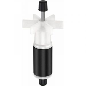 Aiperq - Turbine de rechange pour pompe à eau, rotor de rechange pour filtre de réservoir d'aquarium pour pompe de bassin - Noir
