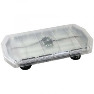 Monster Shop - Lampe Stroboscope Flash led Ambre 600mm Secours Gyrophare Véhicule Imperméable Magnétique Voiture Barre Lumineuse 12-30V