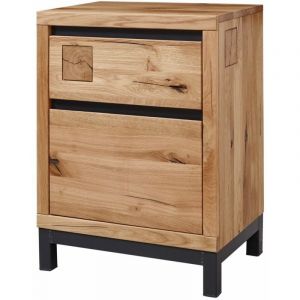 Commode 56x40 Chêne sauvage huilé Bois naturel villanders 132