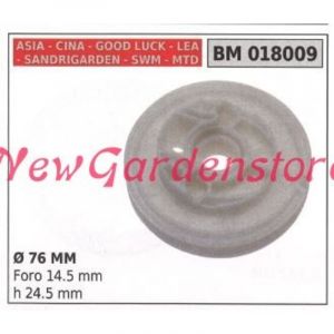 Poulie de d&eacute;marrage ASIA &Oslash; 76mm al&eacute;sage 14.5mm h 24.5mm 018009