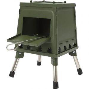 R&eacute;chaud de tente, po&ecirc;le &agrave; fus&eacute;e d'ext&eacute;rieur Four &agrave; bois portable pour camping, ext&eacute;rieur, chauffage de tente, mini po&ecirc;le &agrave; bois pour cuisson et