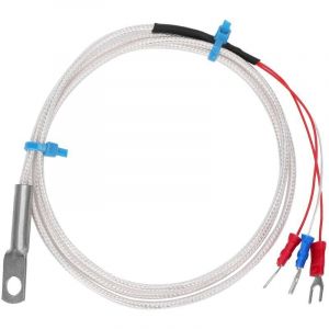 Sonde de capteur de temp&eacute;rature SMD PT100 r&eacute;sistance de thermistance en forme de bouton sonde de mesure haute temp&eacute;rature type de patch &agrave; trou rond