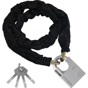 Cha&icirc;ne Antivol V&eacute;lo avec 4 Cl&eacute; [98cm/6mm/0.85kg], Cadenas r&eacute;sistant antivol, Acier Inoxydable Haute R&eacute;sistance, Cadenas &agrave; Cl&eacute; pour V&eacute;lo, Moto, Porte,