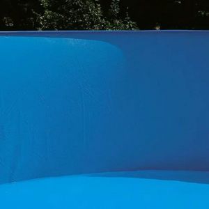 Liner bleu pour piscine m&eacute;tal int&eacute;rieur 4,90 x 3,70 x 1,32 m