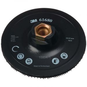 3M - Plateau-support Scotch Brite&trade; dh-ac d. 125 mm M14 avec centrage