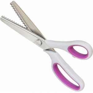 Poign&eacute;e Souple pour droitiers et gauchers Ciseaux cranteurs Couture, Ciseaux &agrave; denteler, ciseau Couture