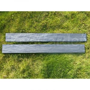 Bordure Ardoise 50 cm - Pack de 10 pièces