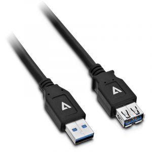Cable USB3 a m-f 2M rallonge noir 100 cuivre