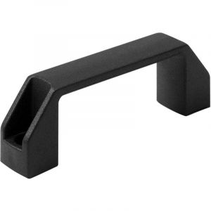 Poign&eacute;e de Tirage pour Tiroir Armoire Plastique Noir Entraxe 90 mm 8,9 cm