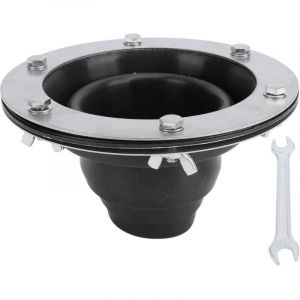 Kit de sortie de po&ecirc;le de tente, manchon de tuyau en silicone haute temp&eacute;rature, solin de conduit de toit, compatible avec les sections &agrave; triple