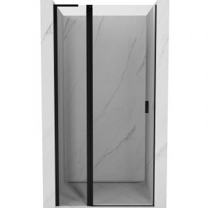 Mexen - Mist l porte de douche pivotante 95 cm, transparent, noir - 8A4L-095-000-70-00