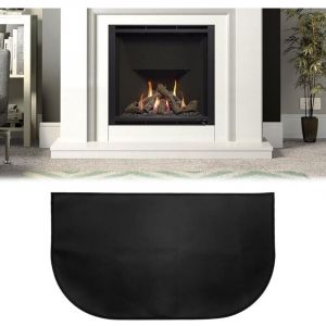 Tapis de Chemin&eacute;e, Tapis De Protection Anti Feu, Tapis Ignifuge Devant De Cheminee, Tapis Anti Feu Devant Cheminee, Demi-Rond pour Chemin&eacute;e, Po&ecirc;le,