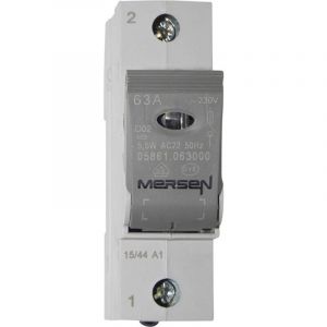 Mersen - 05861.063000 Interrupteur-sectionneur à fusible Taille du fusible = D02 63 a 400 v 1 pc(s)