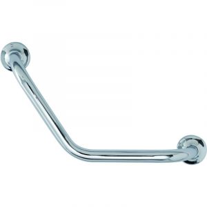 Presto - Barre coud&eacute;e 135&deg; inox chrom&eacute; 400 x 400 mm (sans vis) - &Oslash;25 mm 60580