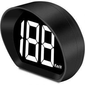 Afficheur t&ecirc;te haute GPS HUD pour voiture, Chipsets GPS et Beidou double, &eacute;cran LED lumi&egrave;re froide moderne, Convient &agrave; tout v&eacute;hicule, alimentation