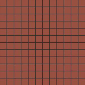 Mosa&iuml;que de gr&egrave;s c&eacute;rame QUADROCOLOR UNI - Mosa&iuml;que 2,5x2,5 cm Rouge - bo&icirc;te de 2 m2 - Mosa&iuml;que 2,5x2,5 cm Rouge - bo&icirc;te de 2 m2