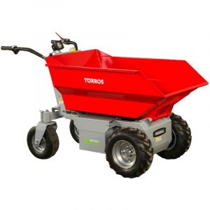 Torros - Mini dumper électrique 500kg 245L benne basculante hydraulique batterie 48V / 32Ah MED502H