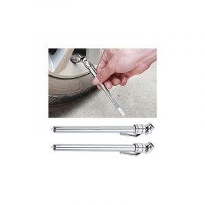 2Pcs Manomètre pour Pneus à Crayon, Jauge de Pression Des Pneus Portable, Manomètre à Acier Inoxydable Mécanique Des Pneus, Outil de Mesure de La