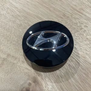 Cache-moyeu de roue 60mm pour Hyundai Verna &ndash; Centre de jante voiture, capuchon de moyeu, cache roue automobile, kit 4 pi&egrave;ces, accessoire jante