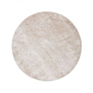 Paris Prix - Tapis Rond 'Mattis' 200cm Beige
