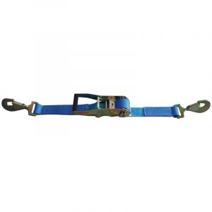 FP - Sangle d'arrimage avec tendeur à cliquet, sangle de 50 mm de large, Modèle : 2 pièces, avec mousqueton, Long. 8 m