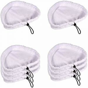 Balai Vapeur 8 Pi&egrave;ces Lingette Microfibre Microfibre Pads de Nettoyage Vapeur Pi&egrave;ces de Rechange de Vadrouilles Lavables