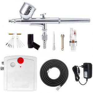 Compresseur aérographe kit mini compresseur aérographe Set pour modélisme pâtisserie ongles Nail Art gâteau peinture Spray tatouage avec kit