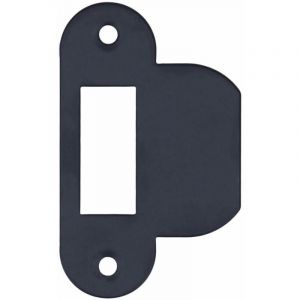 Plaques de verrouillage Noir pour serrure à entailler Arrondi - 1