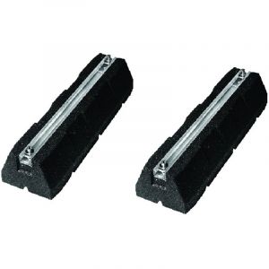 Mc Distribution - Paire de Support sol caoutchouc rubber 600 x 100 x 130 complet