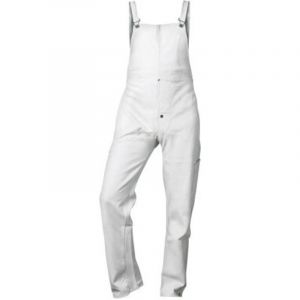 Salopette de soudeur, tout cuir, taille M, naturel