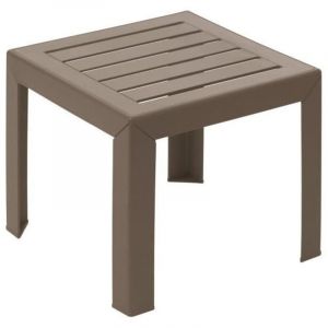 [JAMAIS UTILISÉ] Table basse Miami 40x40cm taupe