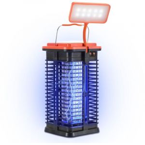 Wolketon Solaire Lampe anti moustiques d'ext&eacute;rieur rechargeable USB 3 en 1 lanternes LED lampe solaire portable &eacute;tanche IPX4 Lampe torche de camping