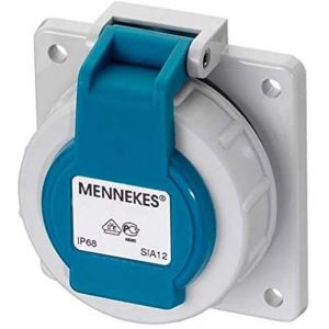Mennekes - prise de montage schuko 16 A2P+E 230 v IP68 bl 17006