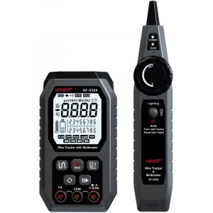 Testeur de c&acirc;bles r&eacute;seau NOYAFA NF-8509 (avec multim&egrave;tre int&eacute;gr&eacute;), test de port LAN/Ethernet PoE/RJ45 RJ11 CAT5 CAT6, testeur de r&eacute;seau TDR