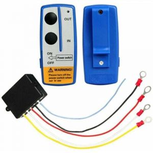 Treuils,T&eacute;l&eacute;commande de treuil sans fil 12 V, kit de t&eacute;l&eacute;commande de treuil sans fil universel 12 V 50 pieds pour camion de voiture (2 grandes