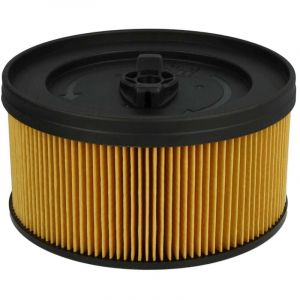 vhbw 1x filtre plissé compatible avec Kärcher WD 5.600MP, WD 5.800 ecoogic, WD 5.500M aspirateur - noir / jaune