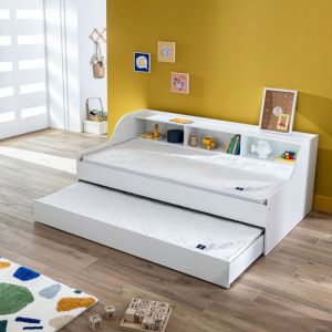 Matelas pour lit tiroir Bultex nano 90x180 - Blanc