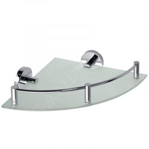 Bemeta - Sapho X-Round - Tablette murale, verre/chrome XR605