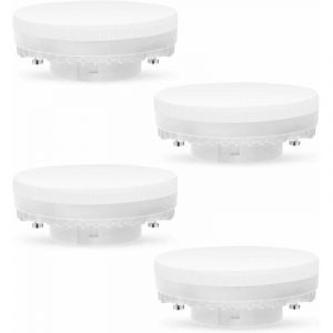 Ampoule LED GX53, 7 W, 3 000 K, blanc chaud, non variable, &eacute;clairage GX53, sans scintillement, remplace une ampoule halog&egrave;ne GX5.3 de 50 W ou une