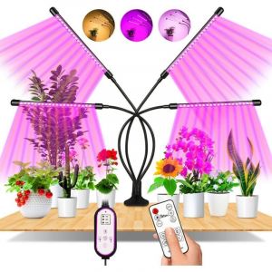 [JAMAIS UTILIS&Eacute;] Lampe de Plante, 80 LEDs Lampe de Croissance &agrave; 360Ḟ &Eacute;clairage Horticole Avec, Lampe Pour Plante 4 T&ecirc;tes Lampe Croissance Spectre