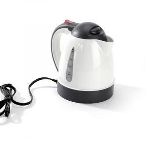Bouilloire &eacute;lectrique de voiture 1000mL 12V 150W allume-cigare Portable pour voyage voyage blanc.