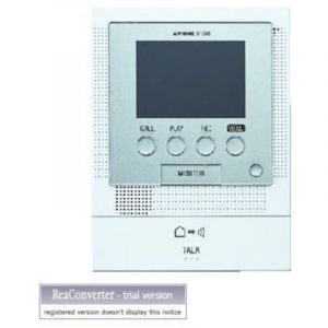 Platine de rue 12 boutons encastr&eacute;e - 2 rang&eacute;es hauteur 339mm PA12B AIPHONE 100905