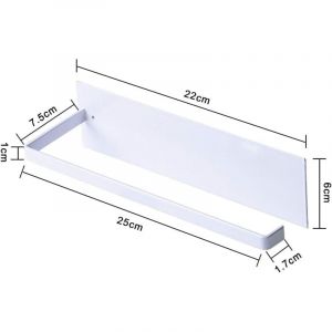Porte Essuie-Tout, Porte-Papier Cuisine Mural, Supports pour Papier Essuie Tout sans Perage, Porte-Rouleau Cuisine en M&eacute;tal, D&eacute;rouleur Sopalin