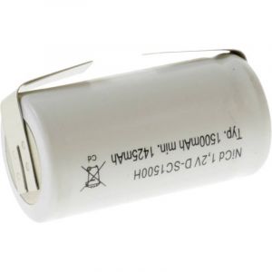 Mexcel Pile rechargeable sp&eacute;ciale Sub-C NiCd 1.2 V 1500 mAh 1 pc(s)