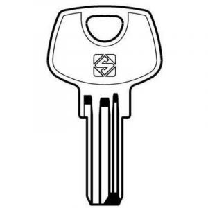 2,0 x CL&Eacute; POIN&Ccedil;ONN&Eacute;E DOM DM128 SILCA